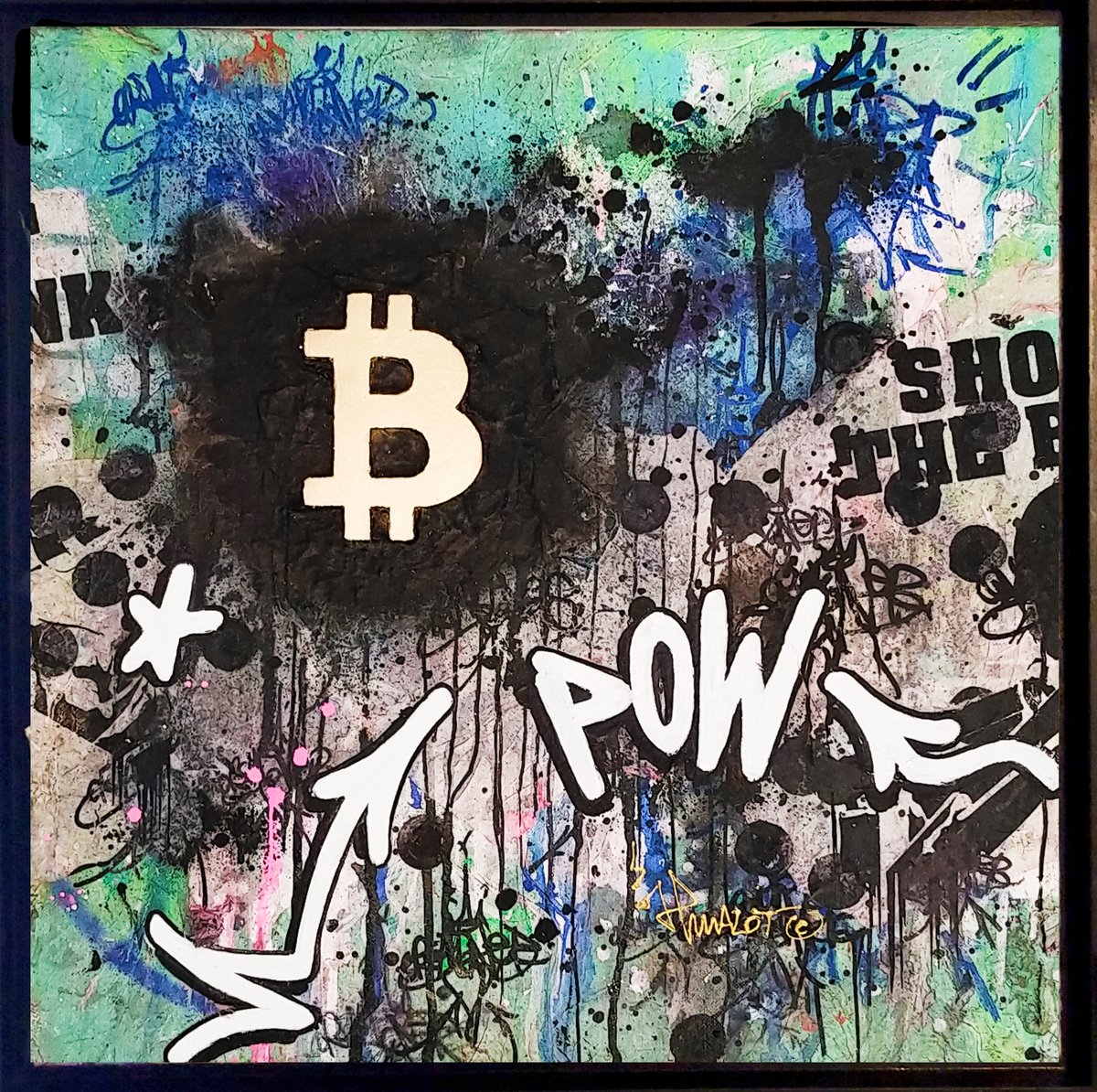 Image of Bitcoin on shoot the bank & Dot, Dot, Dot....