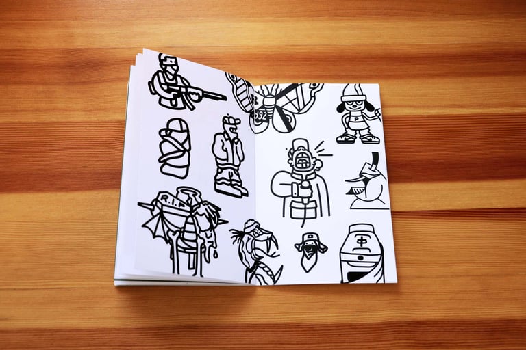 Rap Flips 2: A Coloring Book Image 5