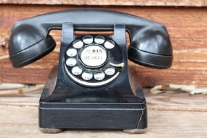 Image of Vintage Black Telephone
