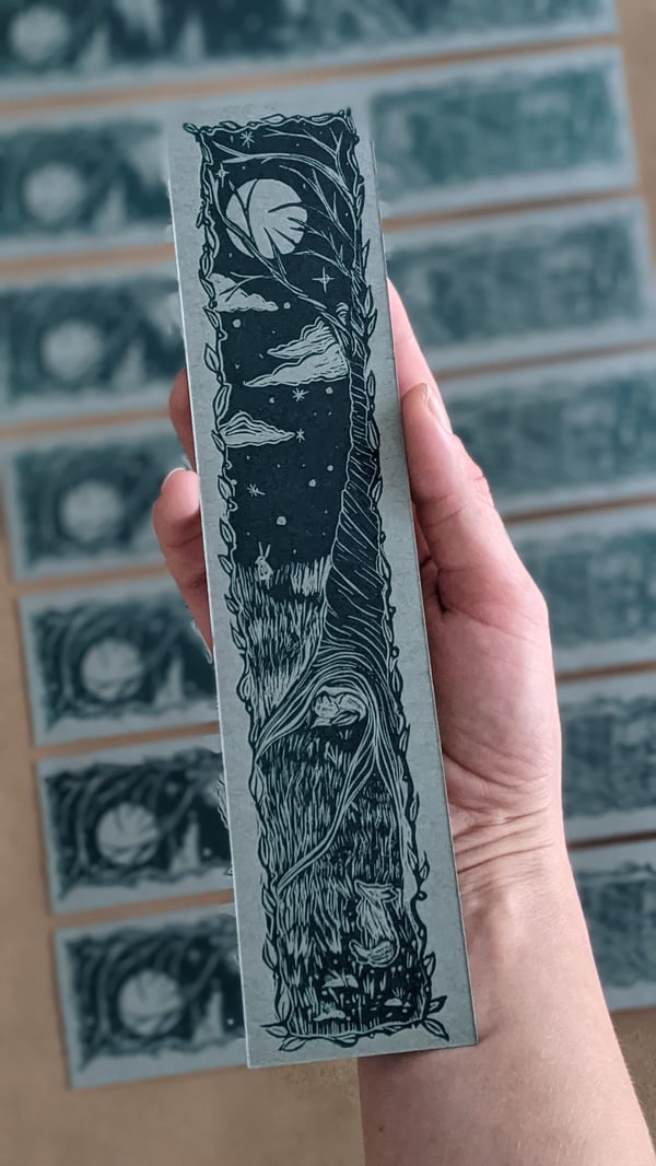 Image of Under The Moon Bookmark Print 