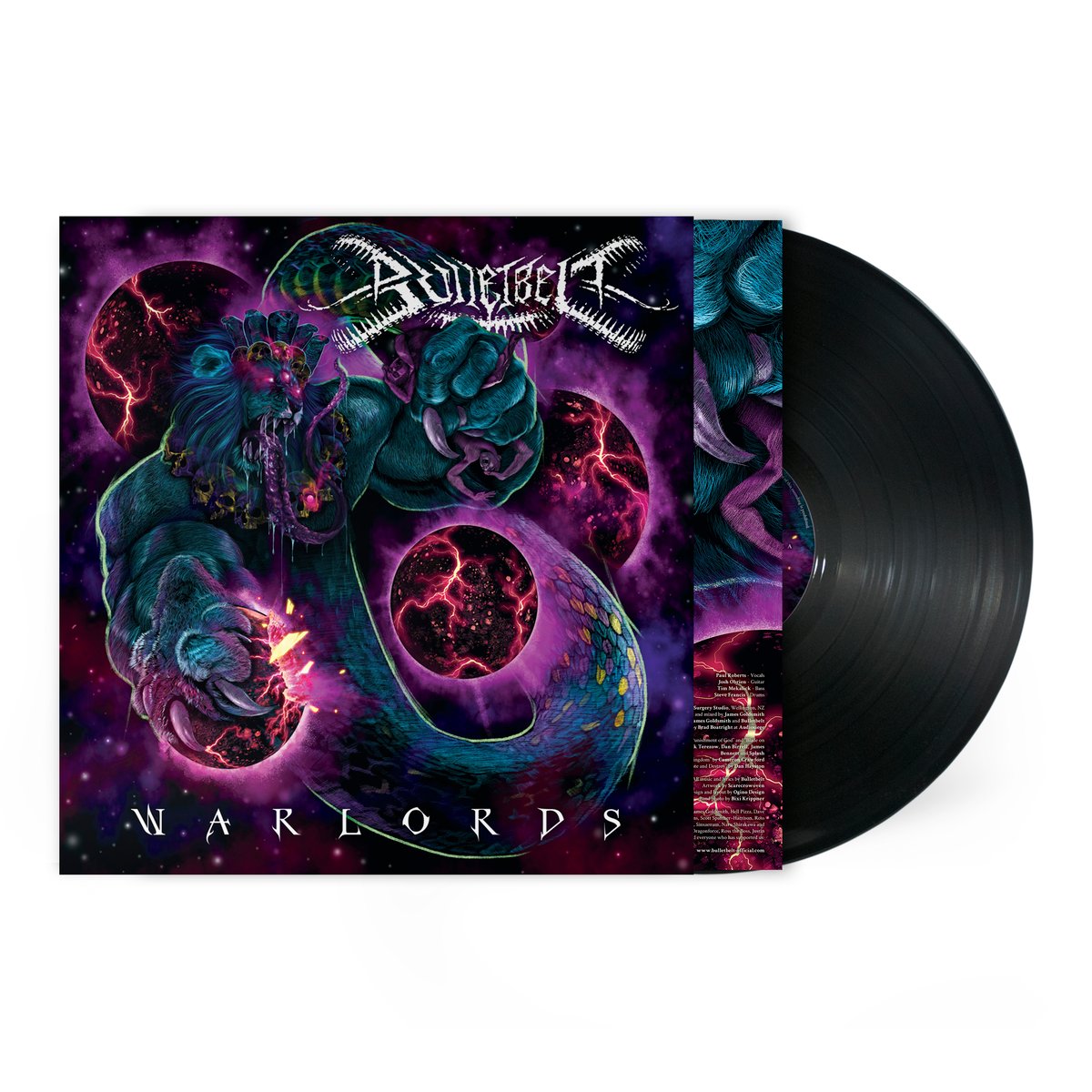 Image of Bulletbelt "Warlords" LP 