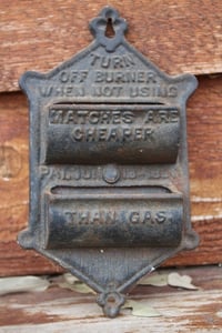 Image of Cast Iron Match Holder