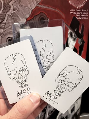 Image of Magic: Reidane- Artist Proof Card w/ Skull Sketch *LIMITED <font color="orange">NEW- 2 left</font>