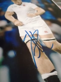 Image 2 of Chris Robshaw Signed Rugby 10x8