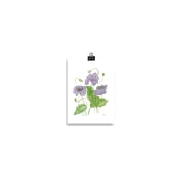 Image 6 of Gray Poppies-Poster Print 
