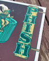 Phish Official Gig Poster - Garden Run NYE 2021 - Teal