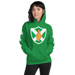 Image of Crest Unisex Green Hoodie