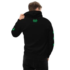 Image of Crest Unisex Black Hoodie