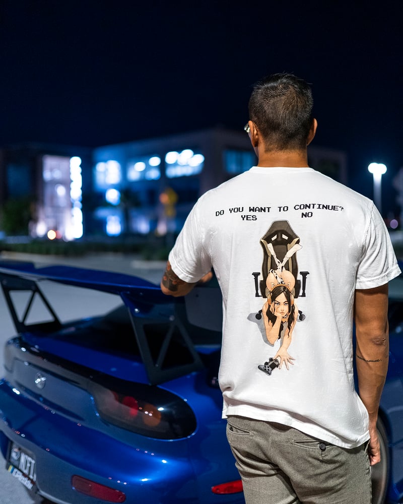 Image of "GAME OVER"  Pocket Tee - White