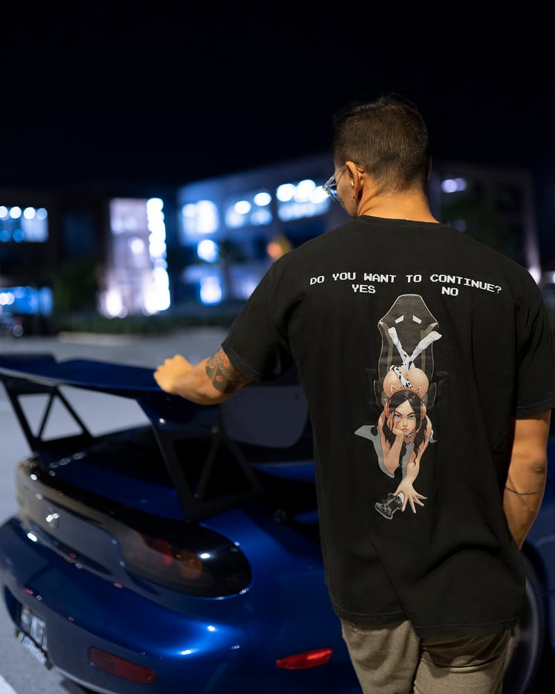 Image of "GAME OVER" Pocket Tee - Black