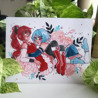 Kyoko & Sayaka 8.5"x11" Print