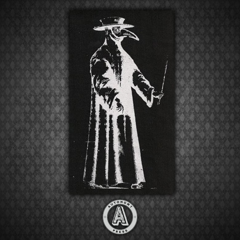 Image of Plague Doctor - Black Canvas Patch