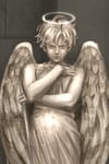Angel Statue 2 - Print
