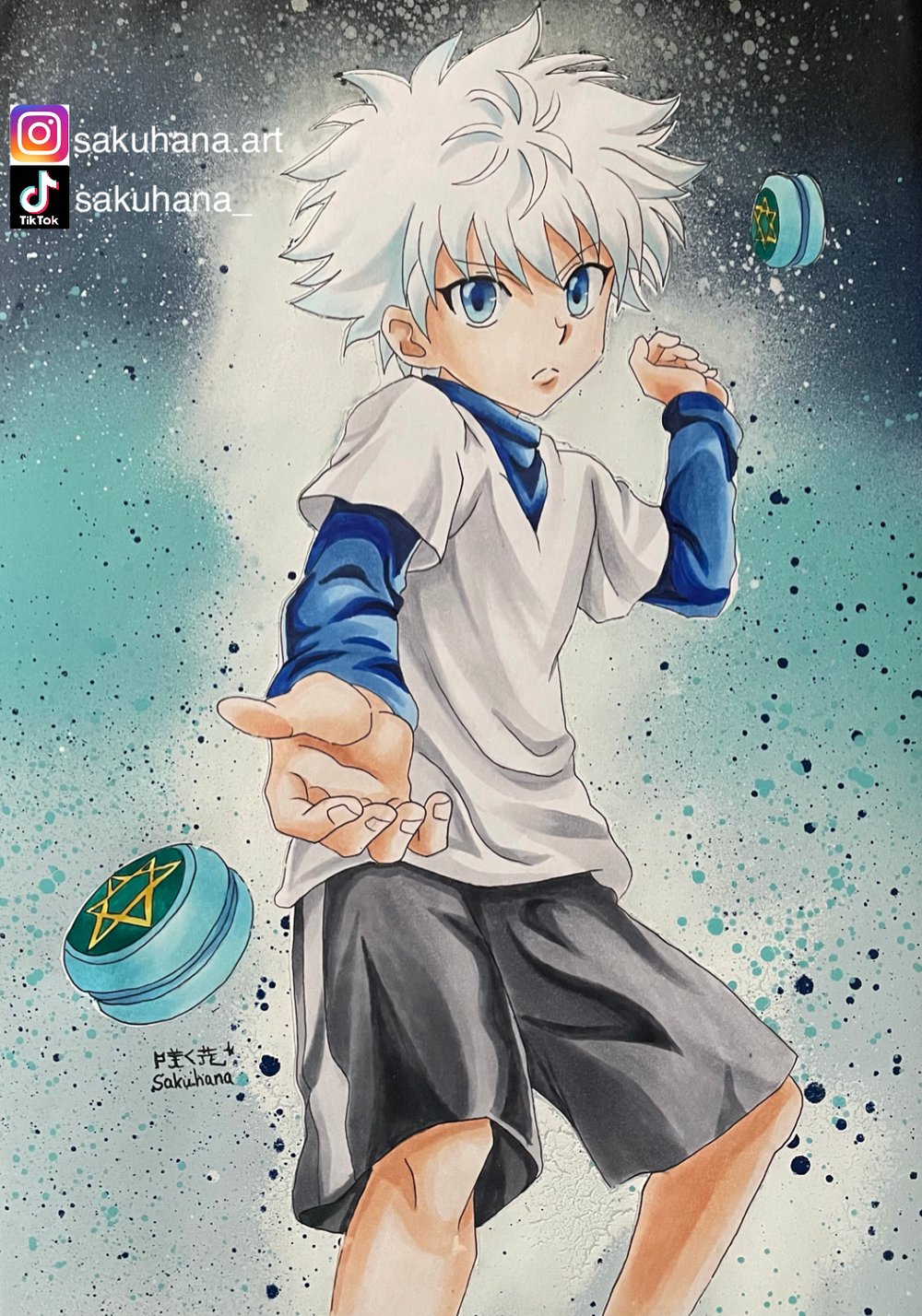 Killua Zoldyck | Sakuhana Art