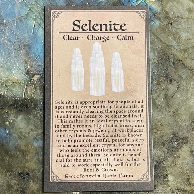 Groovy Selenite Heart 