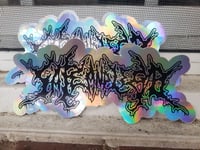 Safe and Legal Metal Style Sticker (Holographic)