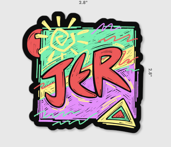 Image of JER | Radical 90s Sticker
