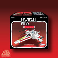 Image 1 of ENAMEL PIN-WING FIGHTER with MINI-BOX