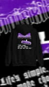 Life's Simple Hoodie Purple