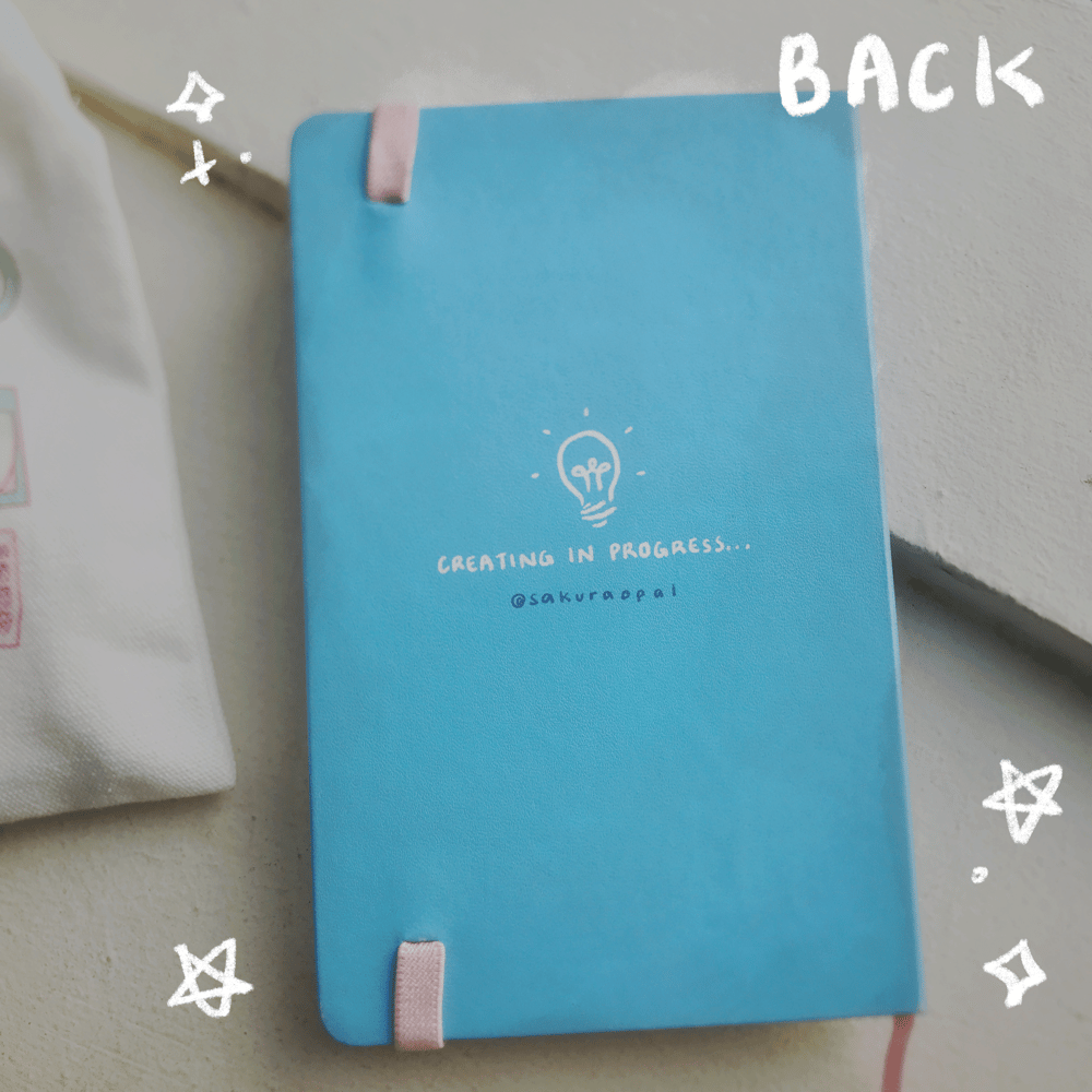 A5 Blank 'Creativity Loading' Notebook | sakuartshop