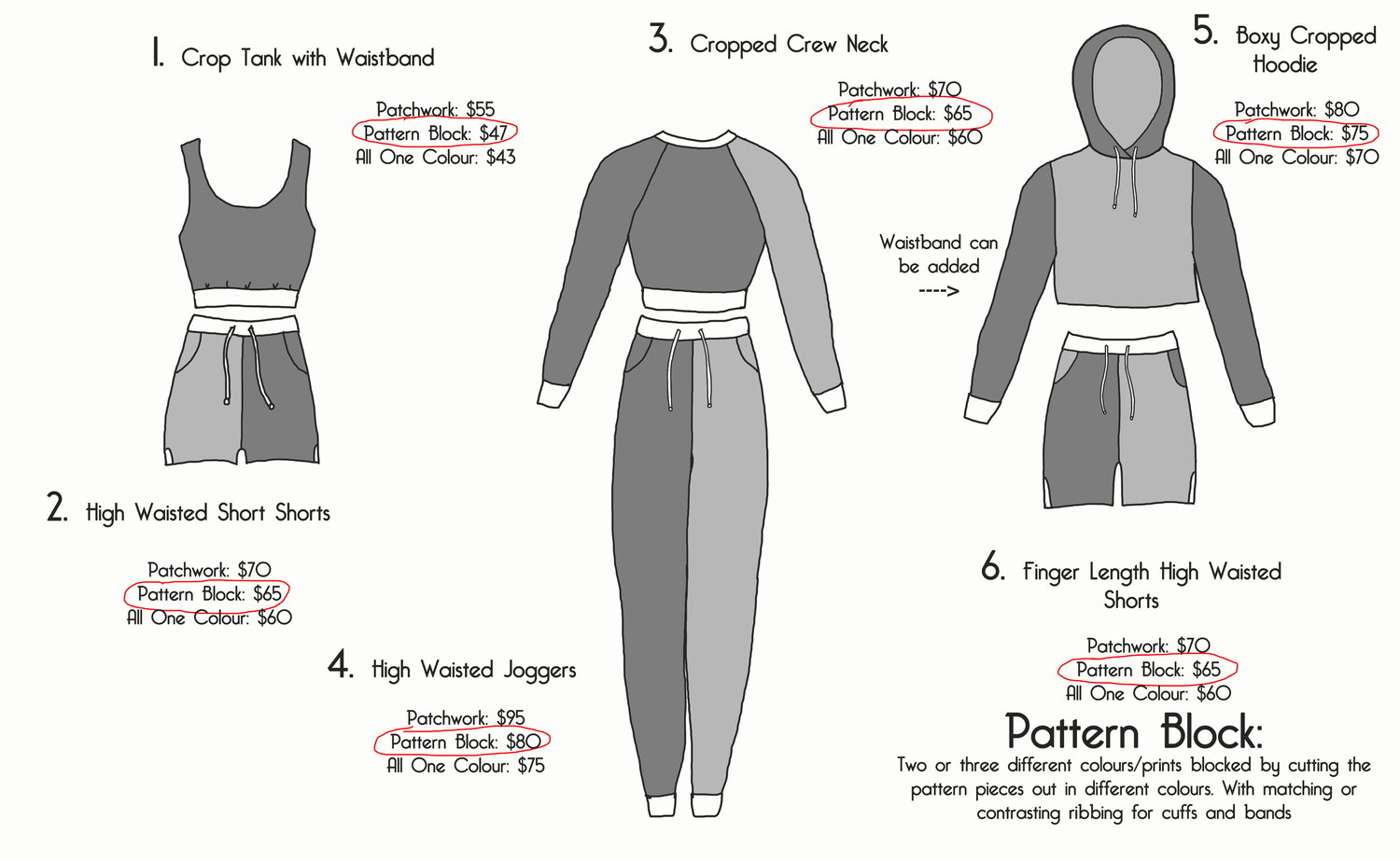 Image of CUSTOM Choose Your Own Fits Block Colour Sweatsuit