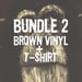 Image of BUNDLE 2 - THE BLUES AGAINST YOUTH "As The Tide Gets High And Low" Brown Vinyl+T-Shirt