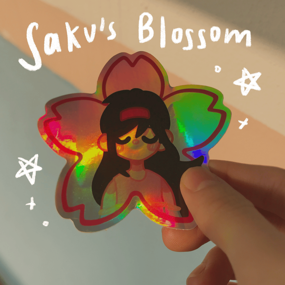 Image of SAKU'S HOLOGRAPHIC STICKERS