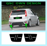 Image 1 of X2 Mk6 Ford Fiesta st rear reflectors overlay stickers -multiple options 