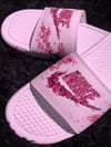 Cherry Blossom Nike Slides