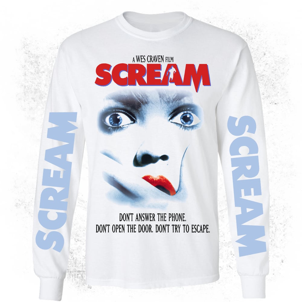 Image of Scream Longsleeve Shirt - Ambulance White