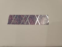 Image 2 of Paint Splatter Silver Foil Washi Tape