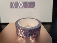 Image 5 of Paint Splatter Silver Foil Washi Tape