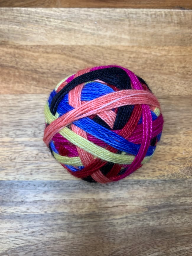 READY TO SHIP - self striping 100g gobstopper sock yarn