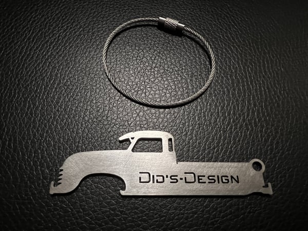 Image of Porte-clés décapsuleur / Bottle opener key ring - Chevy 3100 Thriftmaster 47/54