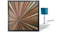 Image 1 of "Starburst Fairway" Reclaimed Wood Artwork