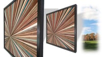 Image 2 of "Starburst Fairway" Reclaimed Wood Artwork