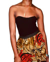 African Kitenge Print Skirt - Afiya