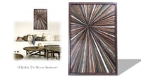 Image 2 of “Starburst A Walk In The Woods" Reclaimed Vintage Wood Artwork
