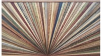 Image 2 of "Starburst Graystar" Reclaimed Wood Artwork