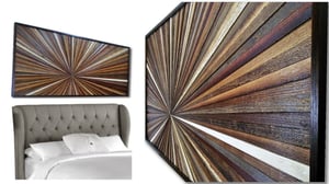 Image of Artwork Reclaimed Wood “Starburst Mission”