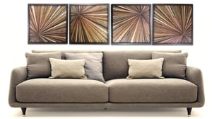 Image of Artwork Reclaimed Wood "Starburst Alaska" 