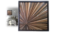 Image 3 of "Starburst Alaska" Reclaimed Wood Artwork