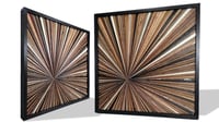 Image 4 of "Starburst Alaska" Reclaimed Wood Artwork