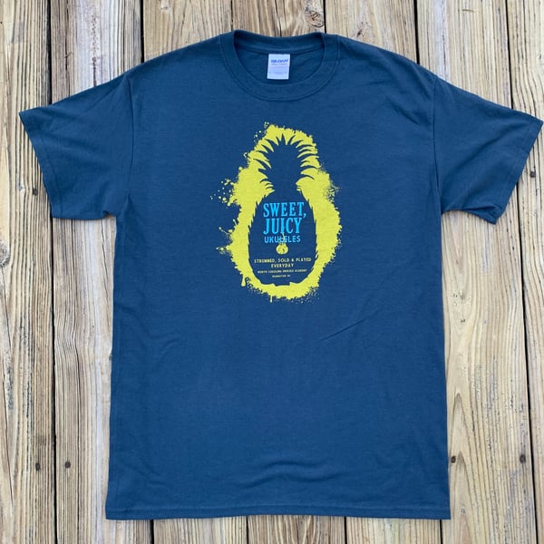 Image of T-Shirt Pineapple- Sweet, Juicy Ukuleles