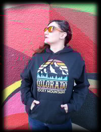 Image 4 of COLORADO ROCKY MOUNTAIN PULL OVER HOODIE 