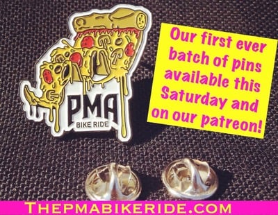 Image of Pma bike ride pin