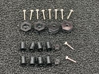 Image 1 of EazRC Glacier and FMS K10 Chevy 8mm Body lift and 12mm Wheel Adaptors 