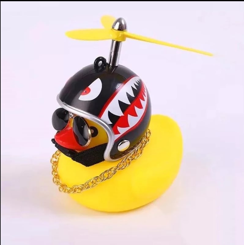 Cool duck for interior car with helmet 