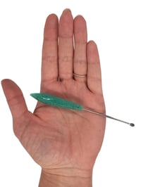 Image 1 of Green Crystal Dab Stick