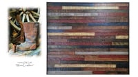 Image 1 of "Worn Leather" Reclaimed 1890s Oak Lath  Artwork